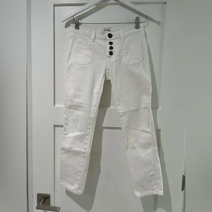 Great looking ONE TEASPOON button fly stretch pant in white